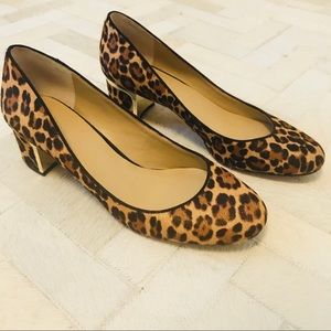 Ann Taylor Leopard Mid Heel Pump - 11